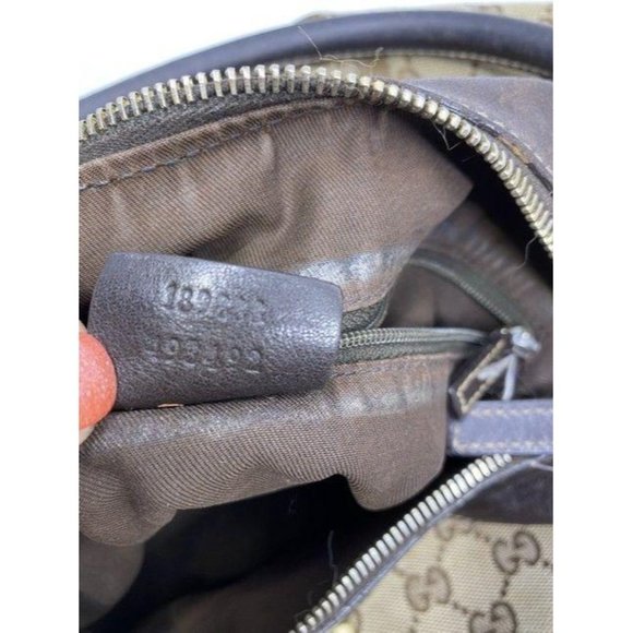 Gucci tote all over logo beige brown jacquard fabr - Picture 12 of 12